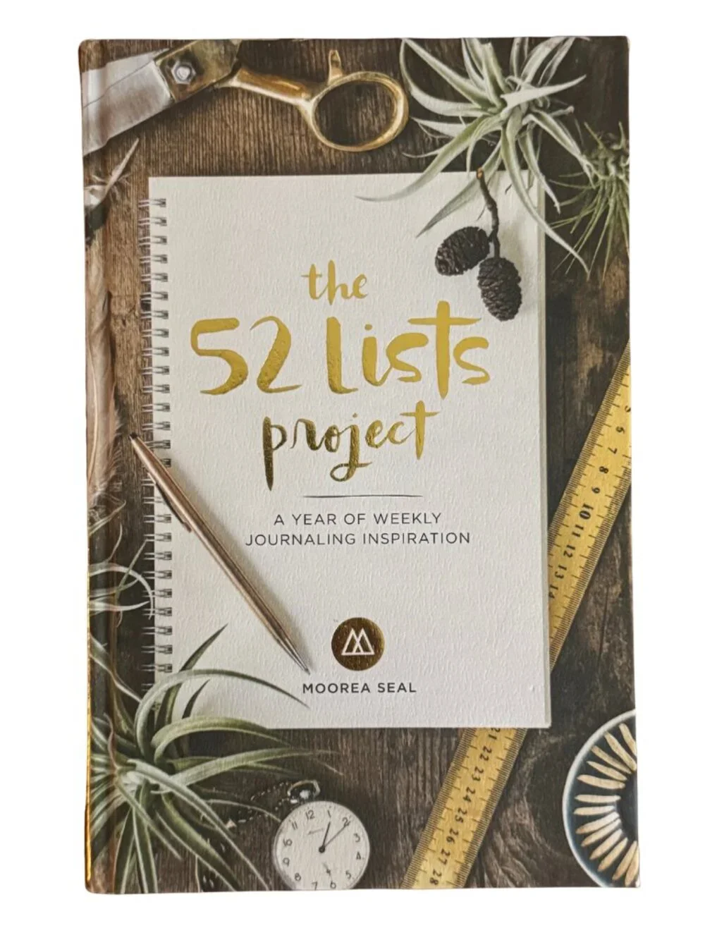 Anthropologie Moorea Seal The 52 Lists Project Hardcover Guided Journal